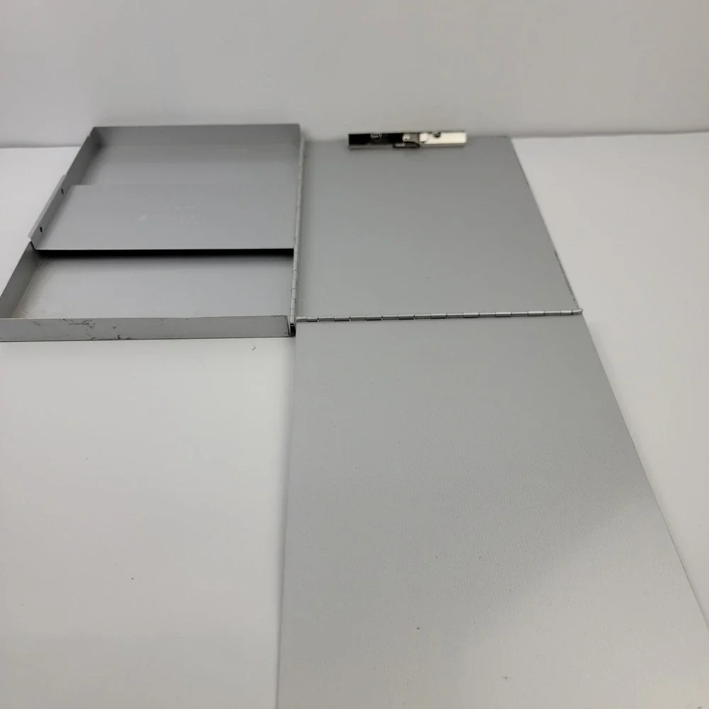Saunders Snapak 105-0512 Aluminum Form Holder Side Opening Silver Clipboard